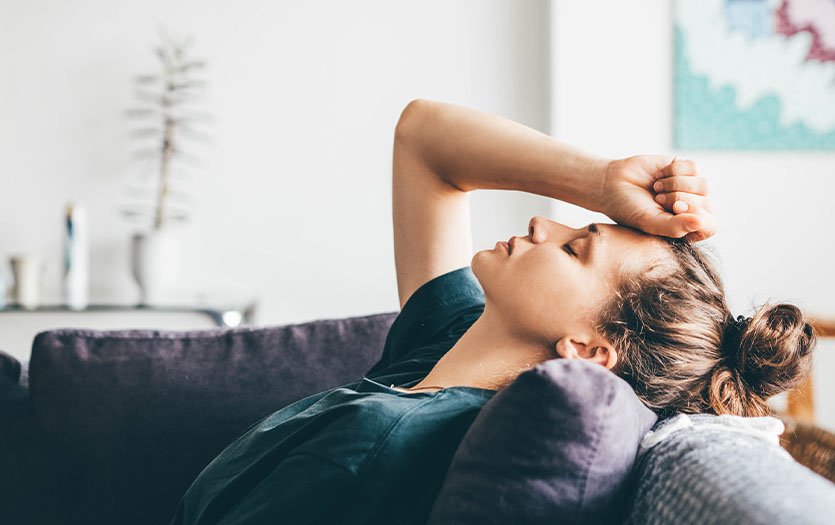 a lady with fatigue - early warning signs of heart failure